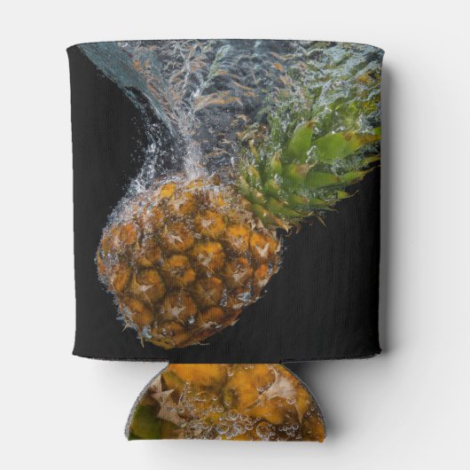 Ananas im Wasser Dosenkühler (Rückseite)