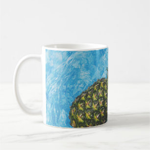 Ananas im Wasser Kaffeetasse