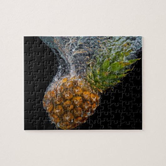 Ananas im Wasser Puzzle (Horizontal)