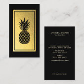 Ananas-Imitat Gold Foil Business Card Visitenkarte (Vorne/Hinten)