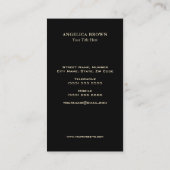 Ananas-Imitat Gold Foil Business Card Visitenkarte (Rückseite)