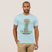 Ananas in der Sonne T-Shirt (Vorne ganz)