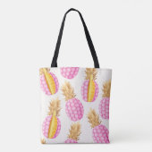 Ananas in Rosa: Hoch detailliert Vintag Tasche (Rückseite)