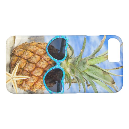 Ananas in Sonnenbrille Case-Mate iPhone Hülle (Rückseite (Horizontal))