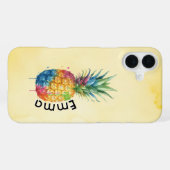 Ananas iPhone Hülle (Rückseite (Horizontal))