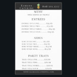 Ananas Island Catering Menu Flyer<br><div class="desc">Ananas,  gemalte Ananas,  einfache Speisekarte Flyer. Entworfen,  um unsere Ananas Island Collection zu passen.</div>