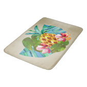 Ananas Island Willkommen Badematte (Schrägansicht)