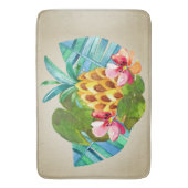 Ananas Island Willkommen Badematte (Vorderseite Vertikal)