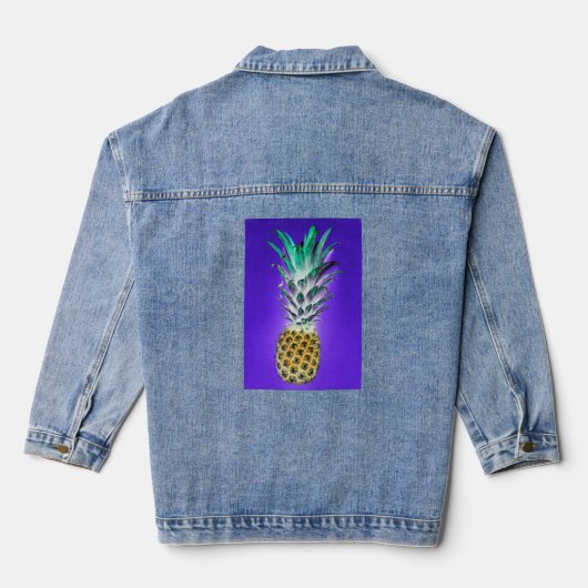 Ananas Jeansjacke (Rückseite)