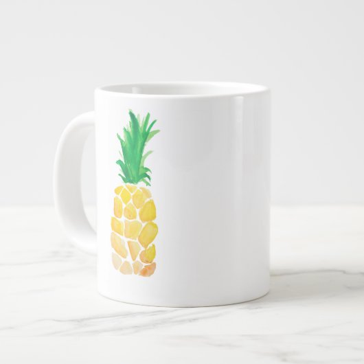 Ananas Jumbo-Tasse (Vorderseite Links)