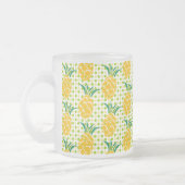 Ananas-Kaffee-Tasse Mattglastasse (Links)