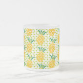 Ananas-Kaffee-Tasse Mattglastasse (Mittel)