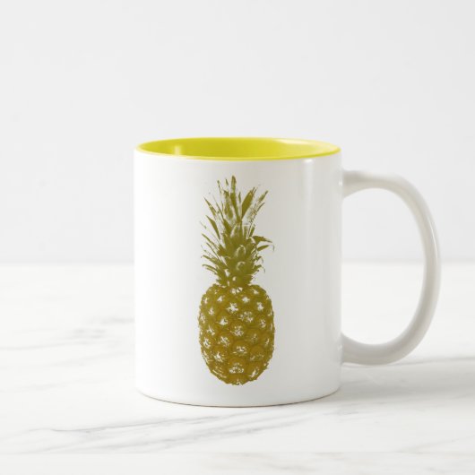 Ananas Kaffeepause Tasse (Rechts)