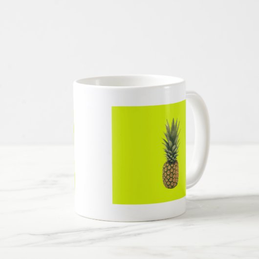 Ananas Kaffeetasse (VorderseiteRechts)