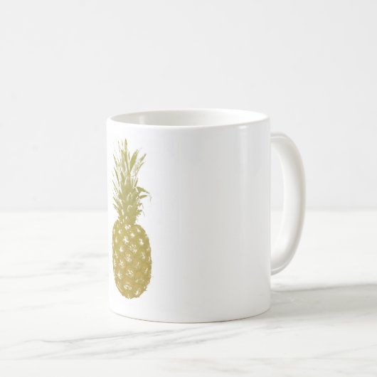 Ananas Kaffeetasse (VorderseiteRechts)