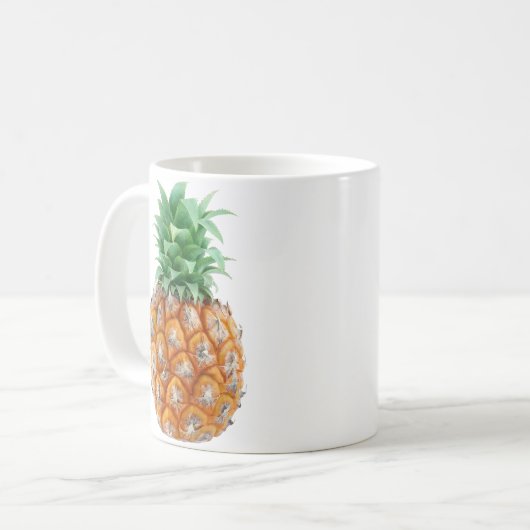 Ananas Kaffeetasse (Vorderseite Links)