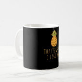 Ananas Kaffeetasse (Vorderseite Links)