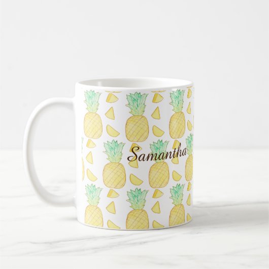 Ananas Kaffeetasse (Links)