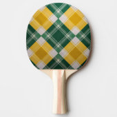 Ananas Kariert Tischtennis Schläger (Vorderseite)