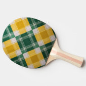 Ananas Kariert Tischtennis Schläger (Seitenansicht)