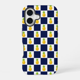 Ananas Karo iPhone-Hülle iPhone 16 Hülle