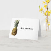 Ananas Karte (Gelbe Blume)