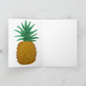 Ananas Karte (Innenseite)
