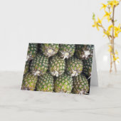 Ananas Karte (Gelbe Blume)