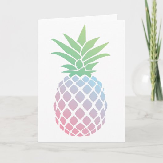 Ananas Karte (Vorderseite)