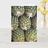 Ananas Karte (Gelbe Blume)