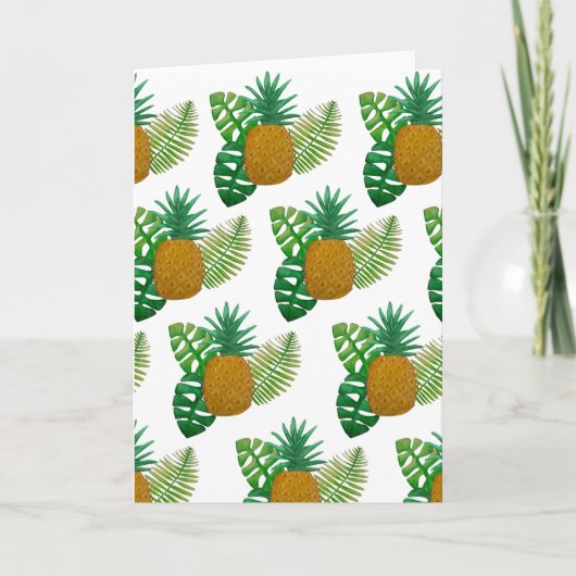 Ananas Karte (Vorderseite)