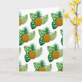 Ananas Karte (Gelbe Blume)