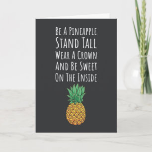 Ananas Karten Exotische Früchte Tropisch Fruchtig