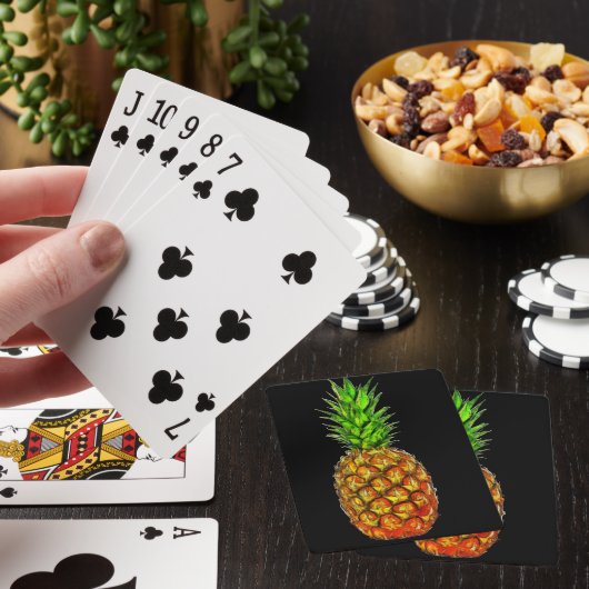 Ananas-Karten Spielkarten (In Situ)