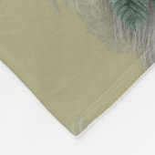 Ananas-Katze Fleecedecke (Ecke)