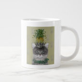 Ananas-Katze Jumbo-Tasse (Rechts)