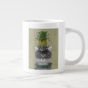 Ananas-Katze Jumbo-Tasse