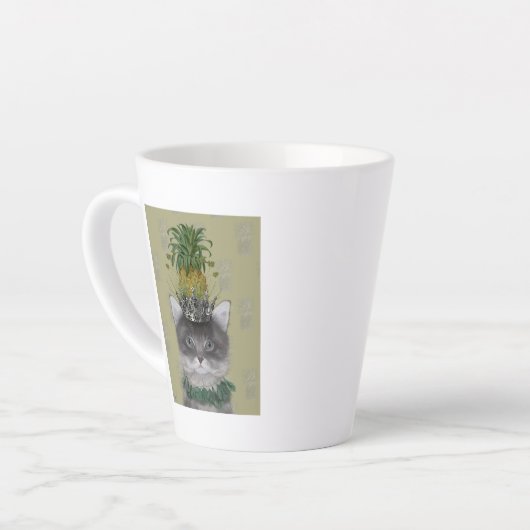Ananas-Katze Milchtasse (Linke Ecke)