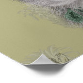 Ananas-Katze Poster (Ecke)