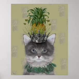 Ananas-Katze Poster