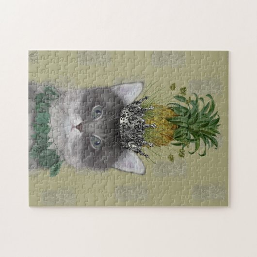 Ananas-Katze Puzzle (Horizontal)