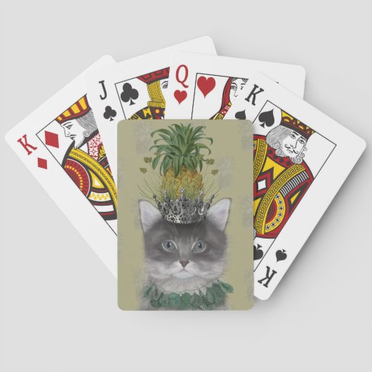 Ananas-Katze Spielkarten (Rückseite)