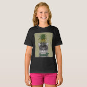 Ananas-Katze T-Shirt (Vorne ganz)