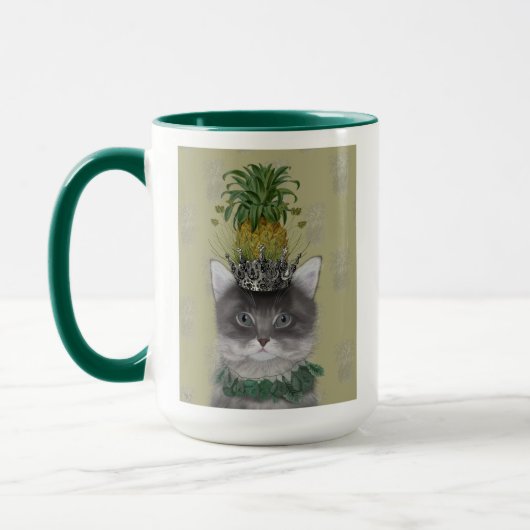 Ananas-Katze Tasse (Links)