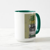 Ananas-Katze Tasse (VorderseiteRechts)