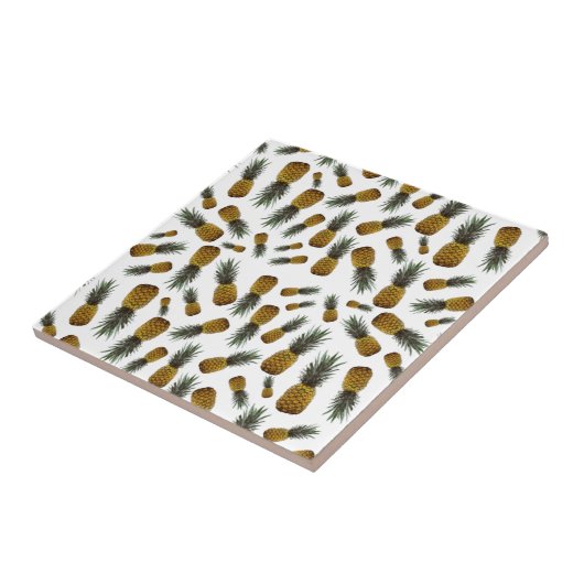 Ananas-Keramik Fliese (Seite)