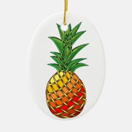 Ananas Keramikornament (Vorne)
