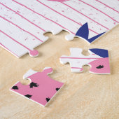 Ananas-Kinderdesign, Vintages Muster. Puzzle (Seite)
