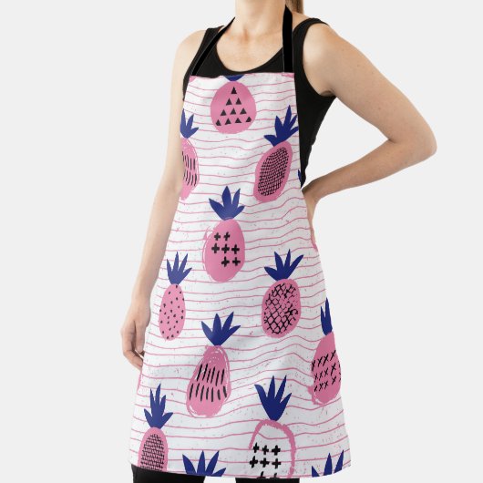 Ananas-Kinderdesign, Vintages Muster. Schürze (InSitu)