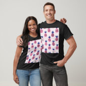 Ananas-Kinderdesign, Vintages Muster. T-Shirt (Unisex)